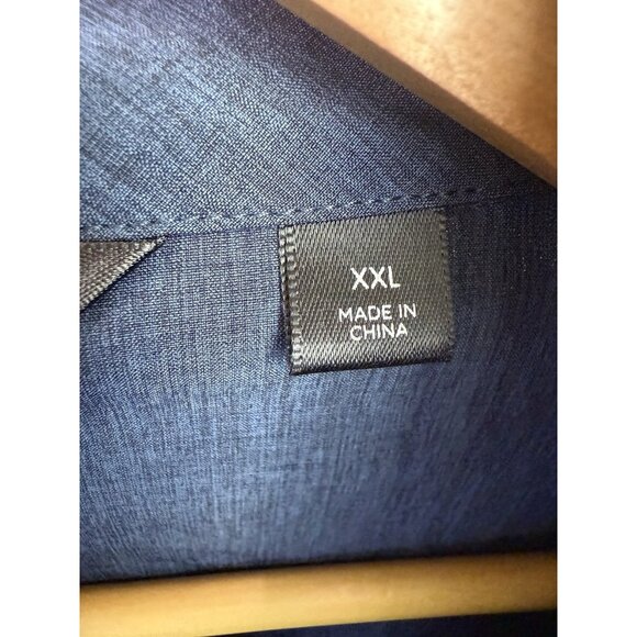 TRAVIS MATHEW Texas Patch Mens Full Zip Jacket Lightweight Heathered Blue Sz XXL - Picture 13 of 15